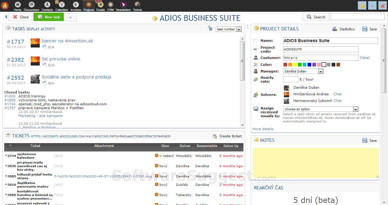 ADIOS Business Suite Small Screenshot 1